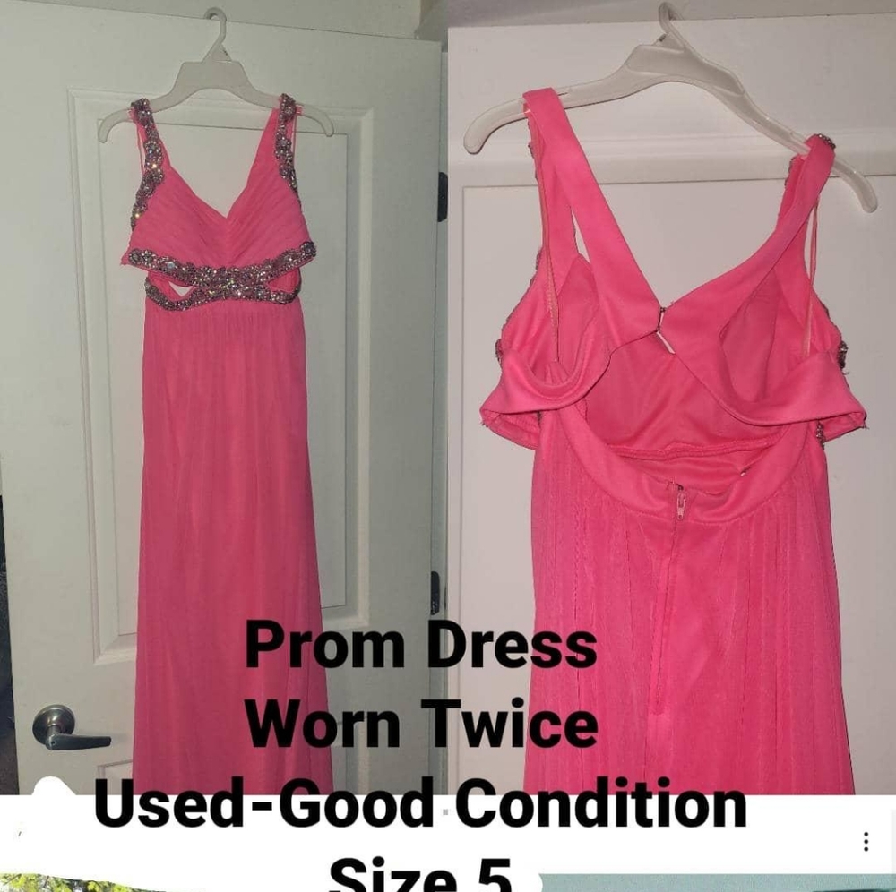 Pink prom dress